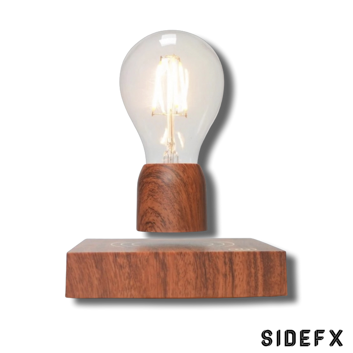 floating lightbulb, decorative table light