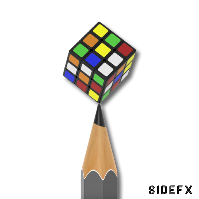 Worlds Smallest Rubik's Cube - 1cm